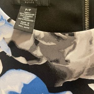 Junior Mini Blue & White Floral Dress